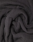 Toalla NADU de algodón reciclado 200 x 100 cm en color gris antracita