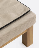 Topper de tumbona STRAKS 200 x 70 x 3 cm en color natural