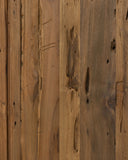 Vitrina EROSI de madera de teca reciclada 110 x 45 x 130 cm en color natural