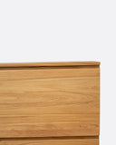 Zapatero EROSI de madera de teca 90 x 35 x 116 cm